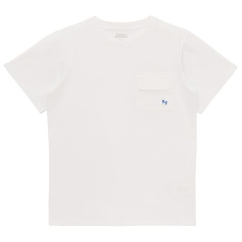 Polera Manga Corta Niño Bubblegummers Castaño Blanco-0
