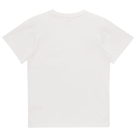 Polera Manga Corta Niño Bubblegummers Castaño Blanco-1