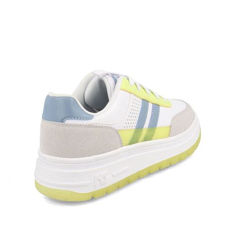 Zapatilla Mujer North Star Turk Blanco-Amarillo-3