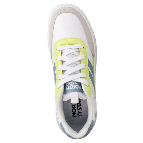 Zapatilla Mujer North Star Turk Blanco-Amarillo-5