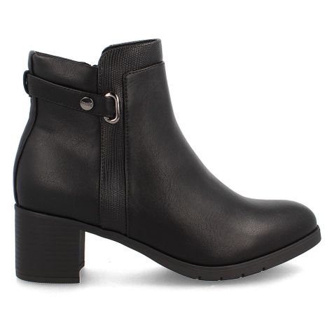 Botín Mujer Bata Comfit Florence Negro-4