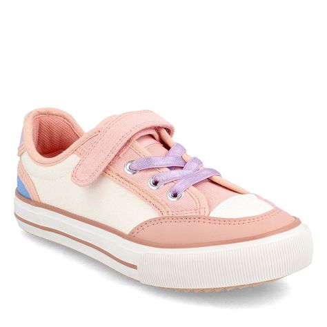 Zapatilla Niña Bubblegummers Dickens Blanco-Rosado-0