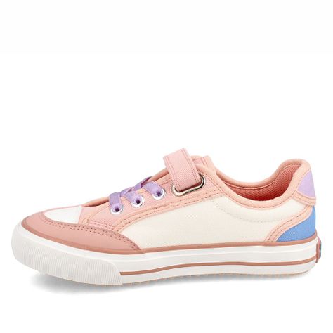 Zapatilla Niña Bubblegummers Dickens Blanco-Rosado-1
