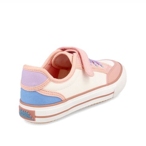 Zapatilla Niña Bubblegummers Dickens Blanco-Rosado-3