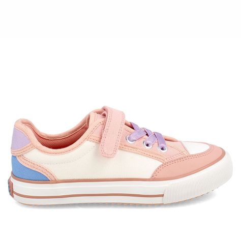 Zapatilla Niña Bubblegummers Dickens Blanco-Rosado-4