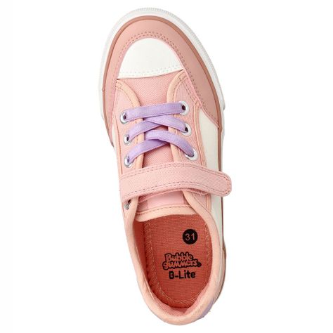 Zapatilla Niña Bubblegummers Dickens Blanco-Rosado-5