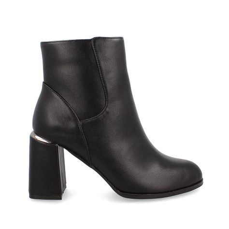 Botín Mujer Bata Shoin Negro-4