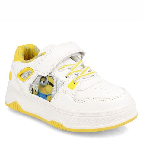 Zapatilla Niño Bubblegummers Minions Centennial Blanco-Amarillo-0