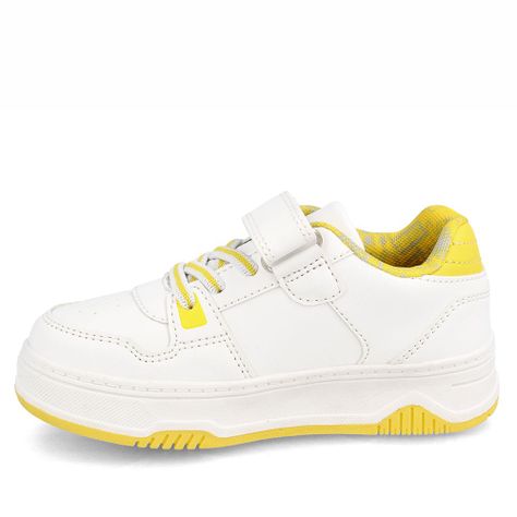 Zapatilla Niño Bubblegummers Minions Centennial Blanco-Amarillo-1
