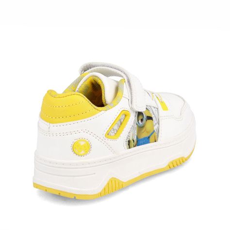 Zapatilla Niño Bubblegummers Minions Centennial Blanco-Amarillo-3