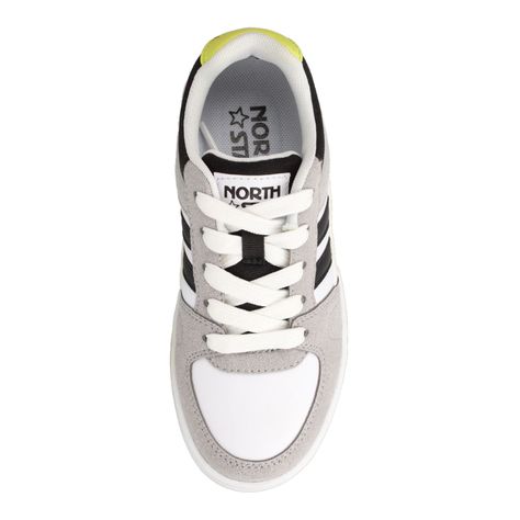 Zapatilla Niño North Star Hem Blanco-Gris-3