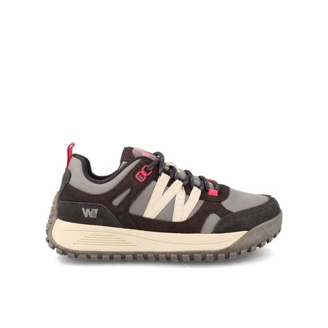 Zapatilla Mujer Weinbrenner Banff Andes Gris - Blanco-0