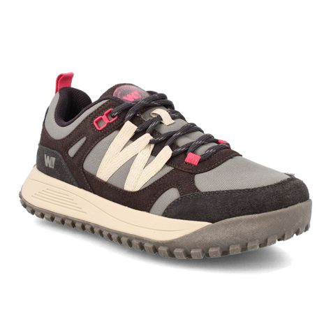 Zapatilla Mujer Weinbrenner Banff Andes Gris - Blanco-1