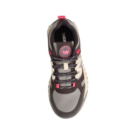 Zapatilla Mujer Weinbrenner Banff Andes Gris - Blanco-3