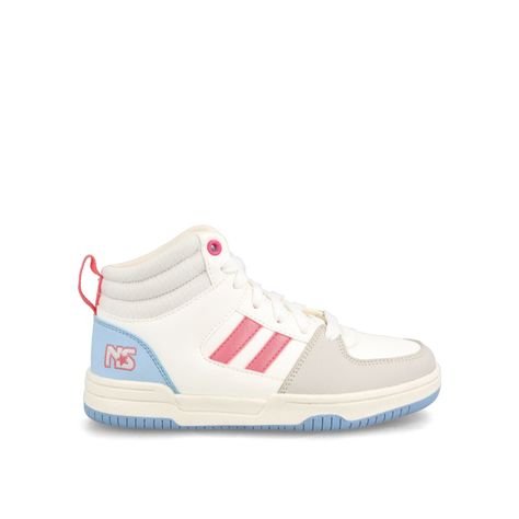 Zapatilla Niña North Star Hem Blanco-Celeste-1