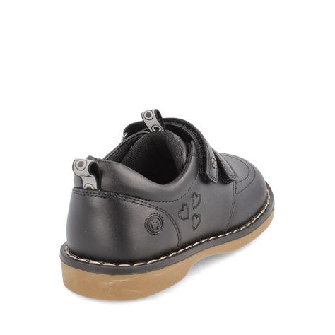 ZAPATO ESCOLAR NIÑA BUBBLEGUMMERS BABY STAR 3 NEGRO 30-33-3