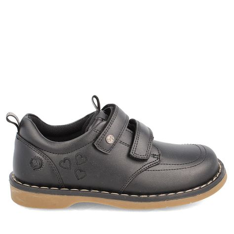 ZAPATO ESCOLAR NIÑA BUBBLEGUMMERS BABY STAR 3 NEGRO 30-33-4