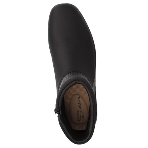 Botín Mujer Bata Comfit Newstar Negro Opaco-5