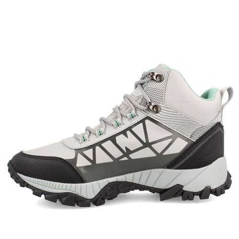Botín Mujer Weinbrenner Himalaya Pyxis Hi Gris - Verde Claro-1