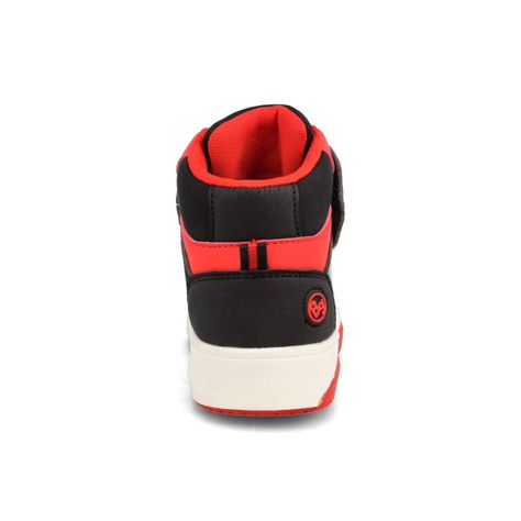 Zapatilla Niño Bubblegummers Eden Negro-Rojo-2