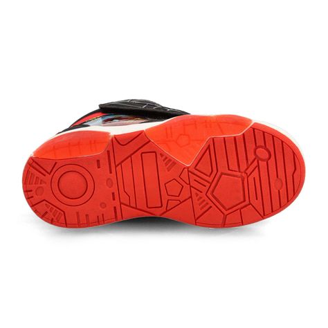 Zapatilla Niño Bubblegummers Eden Negro-Rojo-4