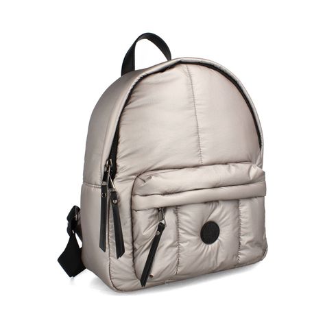 Mochila Mujer Bata Kathy Plateado-1