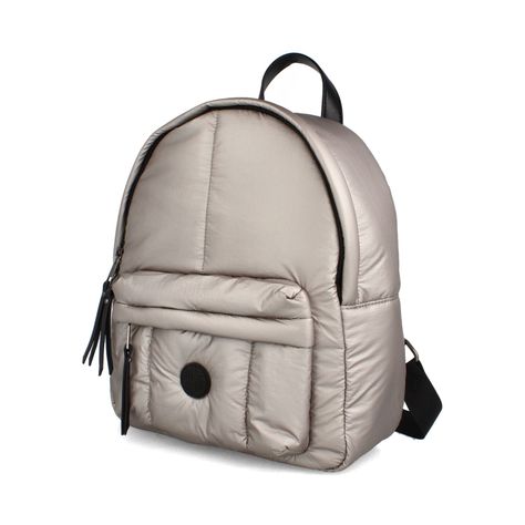 Mochila Mujer Bata Kathy Plateado-2