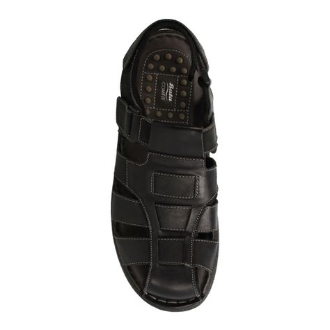 Sandalia Hombre Bata Chot Gris Broche-3