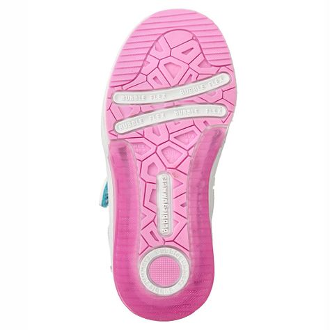 Zapatilla Niña Bubblegummers Minions Neon Blanco-Fucsia-6