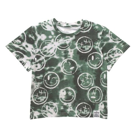 Polera Manga Corta Niño Bubblegummers Olivo Verde Teens-0
