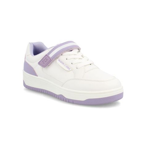 Zapatilla Niña North Star Maisy Blanco-Lila-1