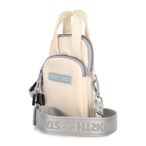 Bolso Mujer North Star Porta Celular Beige-3