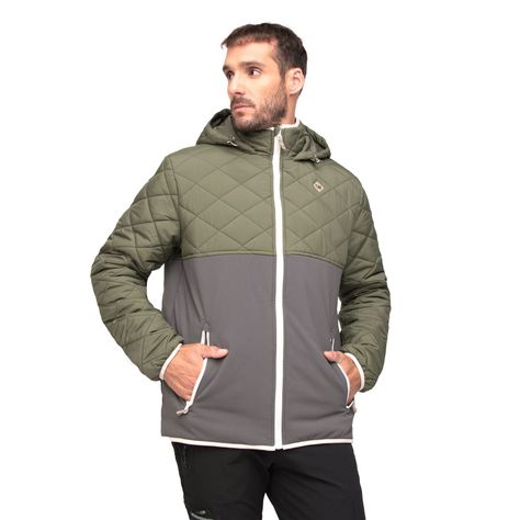 Parka Hombre Weinbrenner Dresden Verde - Gris-0