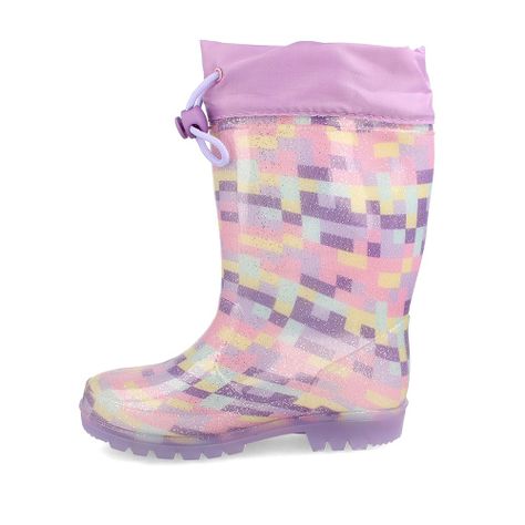 BOTA DE AGUA NIÑA BUBBLEGUMMERS BRIGHT GIRLS MORADO 30-33-1