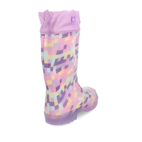 BOTA DE AGUA NIÑA BUBBLEGUMMERS BRIGHT GIRLS MORADO 30-33-3