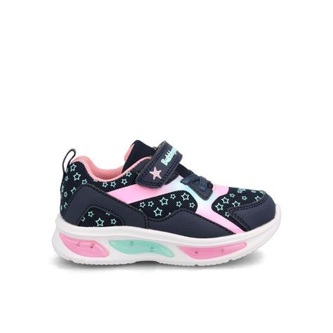 Zapatilla Niña Bubblegummers Demian Azul-Rosado-0