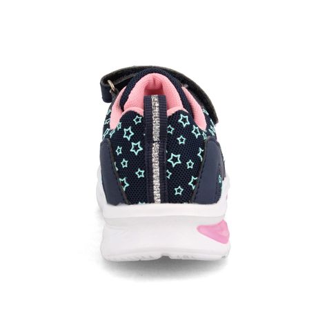 Zapatilla Niña Bubblegummers Demian Azul-Rosado-2