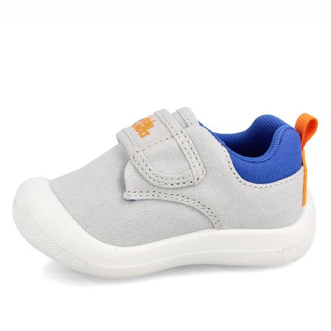 Zapatilla Niño Bubblegummers Dino Gris-1