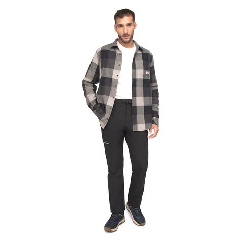 Camisa Hombre Weinbrenner Maloja Negro-3