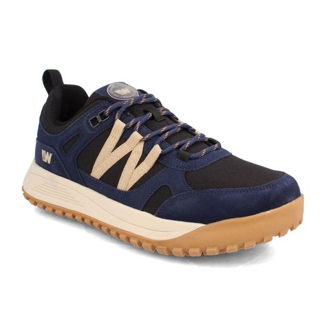 Zapatilla Hombre Weinbrenner Banff Andes Negro - Azul-1