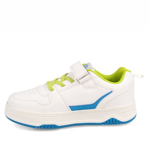 Zapatilla Niña Bubblegummers Centennial  Blanco-Celeste-1