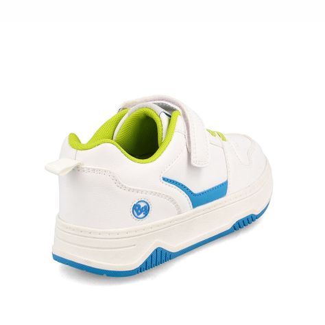 Zapatilla Niña Bubblegummers Centennial  Blanco-Celeste-3
