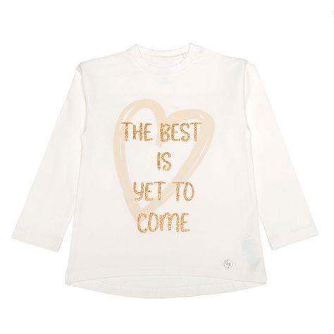 Polera Manga Larga Niña Bubblegummers Pia Crema Teens-0