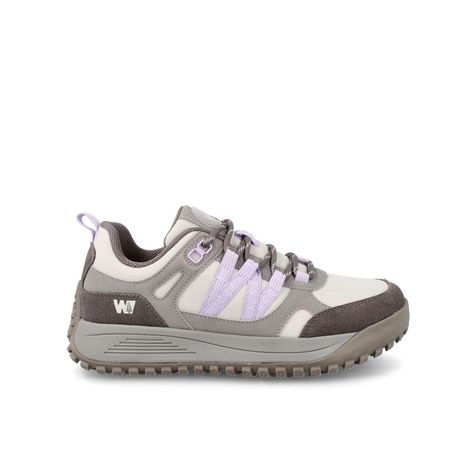 Zapatilla Mujer Weinbrenner Banff Andes Gris - Lila-0