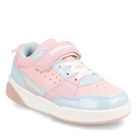 Zapatilla Niña Bubblegummers Luces Dakar Rosado-Aqua-0