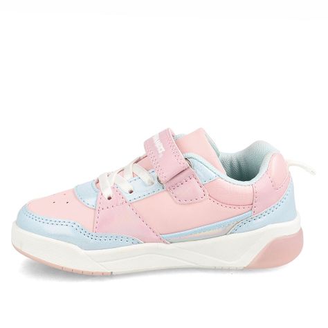 Zapatilla Niña Bubblegummers Luces Dakar Rosado-Aqua-1