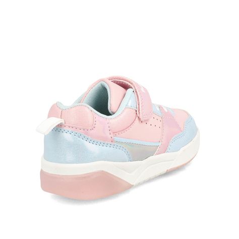 Zapatilla Niña Bubblegummers Luces Dakar Rosado-Aqua-3