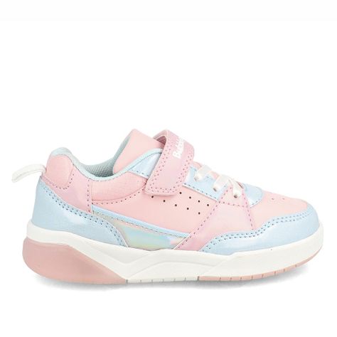 Zapatilla Niña Bubblegummers Luces Dakar Rosado-Aqua-4