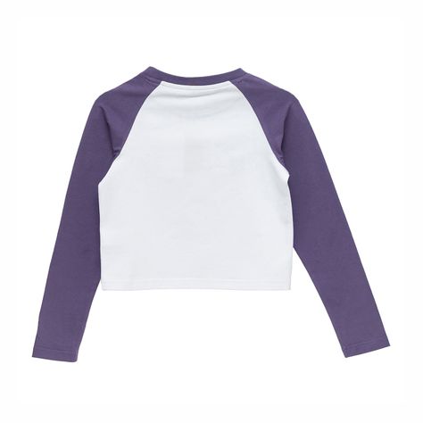 Poleras Manga Larga Niña Bubblegummers Amalfi Blanco - Lila Teens-1