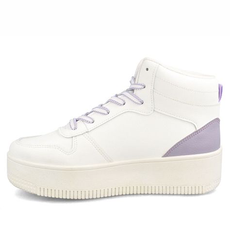 Zapatilla Mujer North Star Mayo Blanco-Celeste-1